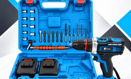 Rextool dupla akkumulátoros fúró-csavarozó