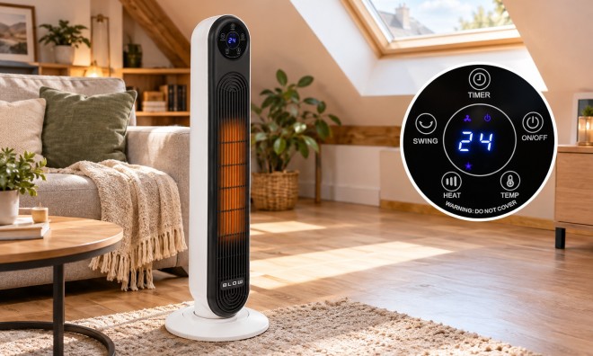 Blow Toronyfűtő Kerámia Ventilátor 2000 W