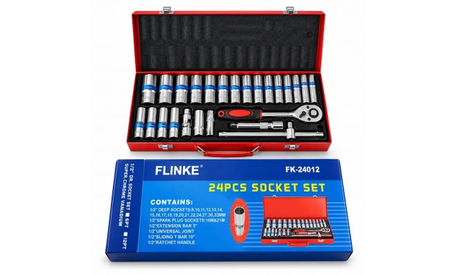Flinke FK-24012 24 részes dugókulcs készlet 2