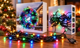 Kristály LED Fényfüzér – 30 méter