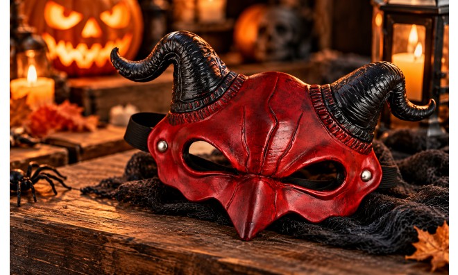 Démon/Ördög Maszk Halloweenra
