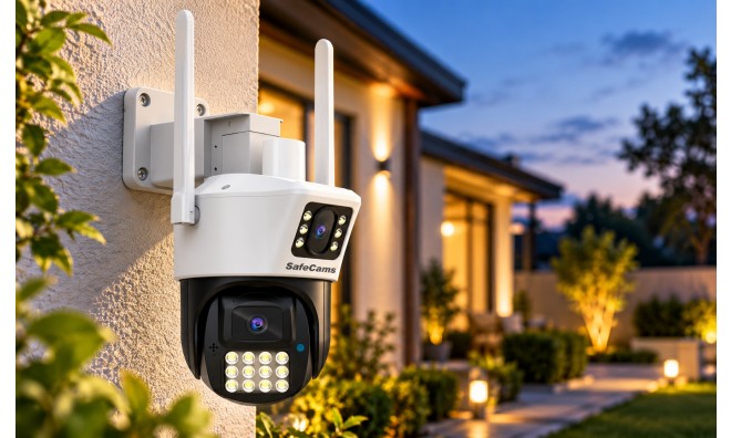 Velkoz FHD Dupla Lencsés Wifi IP Kamera
