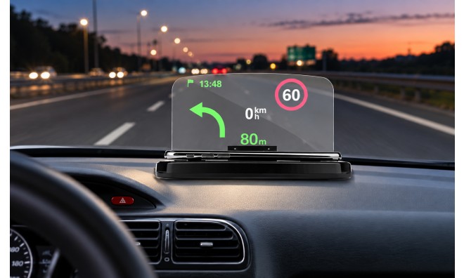 Multifunkciós GPS HUD kijelző
