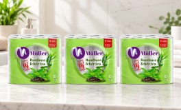 3x Müller Bambusz Fehér Tea Illatú WC-papír