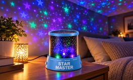 Star Master LED csillagvetítő éjjeli lámpa