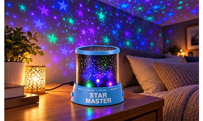 Star Master LED csillagvetítő éjjeli lámpa