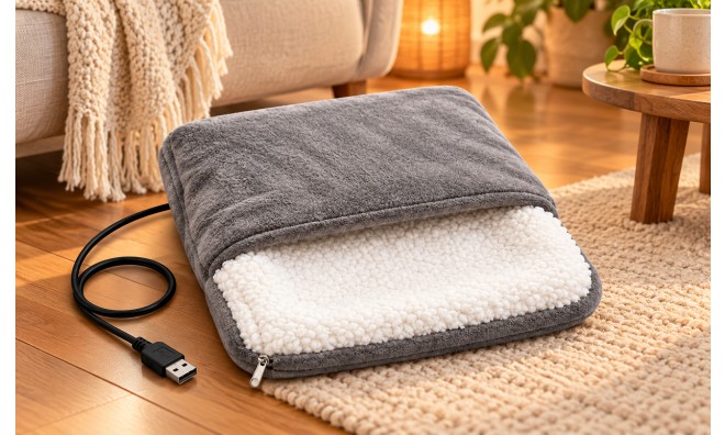 USB-s elektromos lábmelegítő