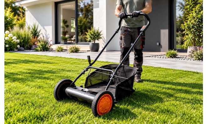 Earthwise 46 cm kézi hengerkéses fűnyíró 