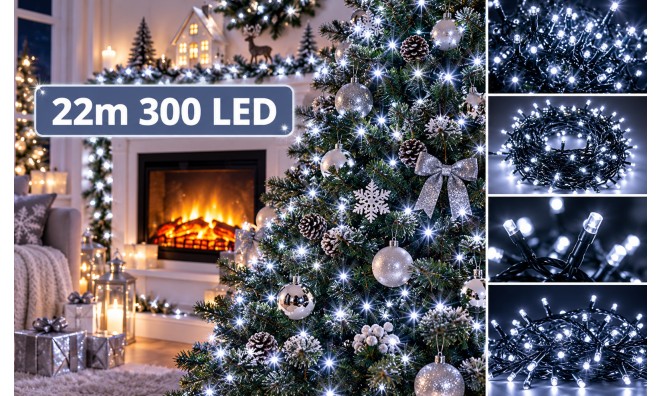 300 LED Karácsonyi Micro LED Fényfüzér