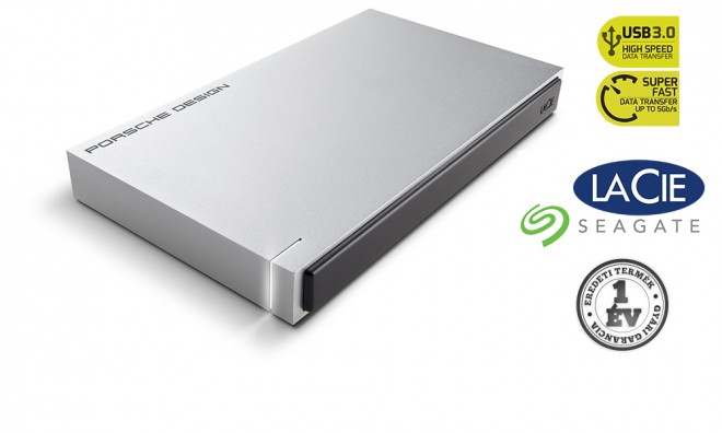 LaCie 2TB külső merevlemez